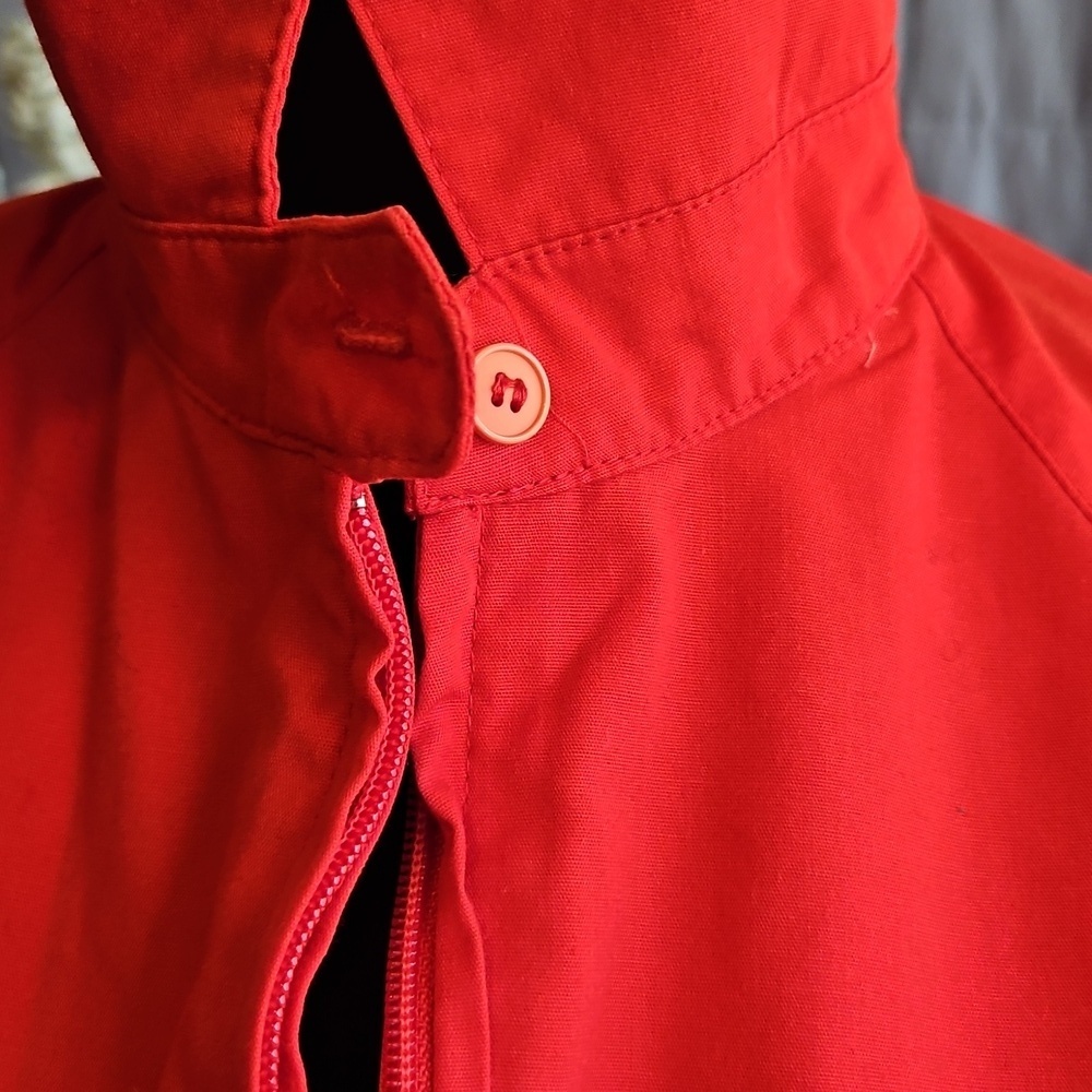 Vintage Lightweight Bomber Jacket, Zip Up, w Butterfly Embroidery S/M - Picture 4 of 9